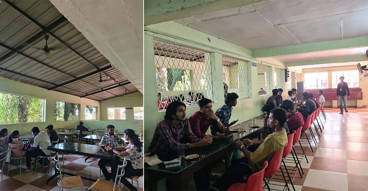 Collegecanteen Students at the canteen in St Aloysius College, Elthuruth. Photo: Prasad Ramachandran (BBA HRM student, St Aloysius College, Elthuruth)